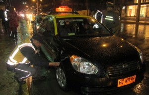 fiscalización taxis colectivos