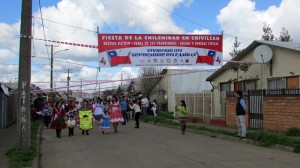desfile en sector chivilcan de temuco