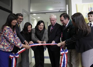 Corte de cinta inauguración CSC en la UM Temuco