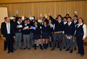 Delegación del Liceo Tiburcio Saavedra de Temuco