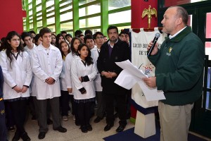 alcalde en el liceo bicentenariode temuco